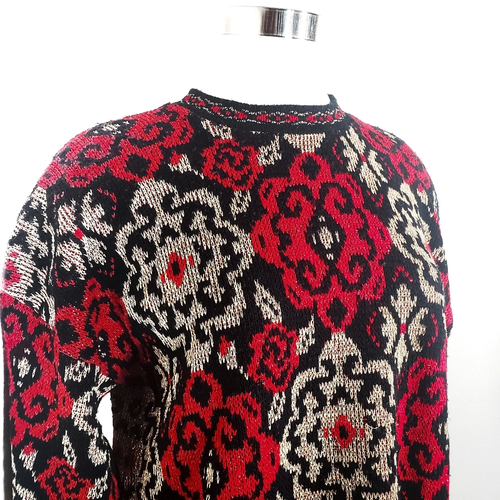 💥CLOSING SALE💥VINTAGE Gorgeous Sparkly Sweater - Picture 4 of 5